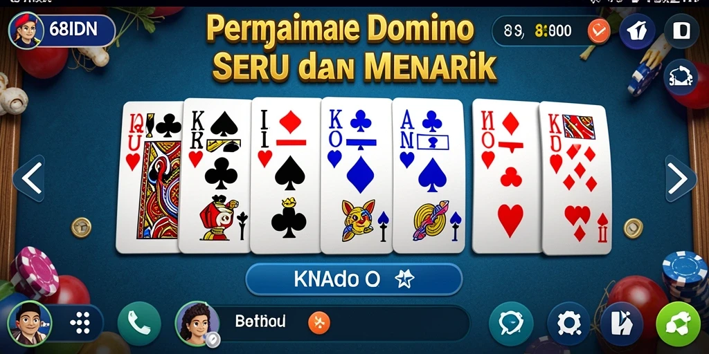 Gameplay Domino yang seru dan interaktif di 68IDN.