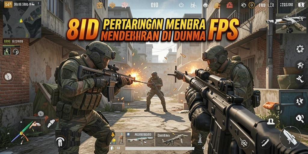 Gameplay seru 8ID dalam pertempuran FPS yang intens.