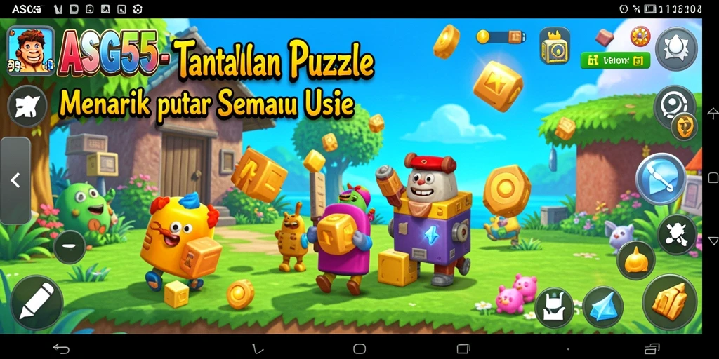 Tampilan gameplay menarik dari ASG55 yang menantang bagi semua pemain.