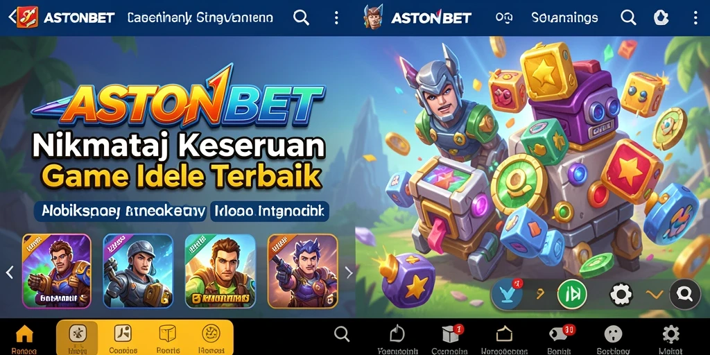 Screenshot gameplay ASTONBET yang menunjukkan keseruan bermain Idle.