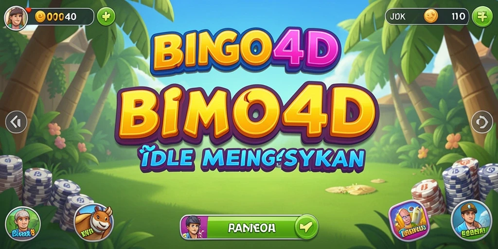 Tampilan gameplay yang menarik dan penuh warna dari BINGO4D.
