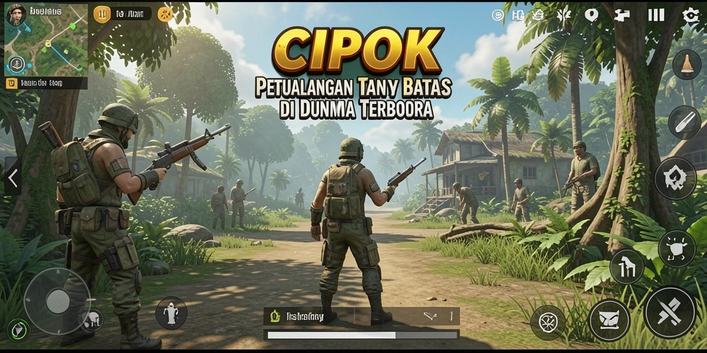 Tampilan gameplay <strong>CIPOK</strong> yang memukau dengan eksplorasi tanpa batas.