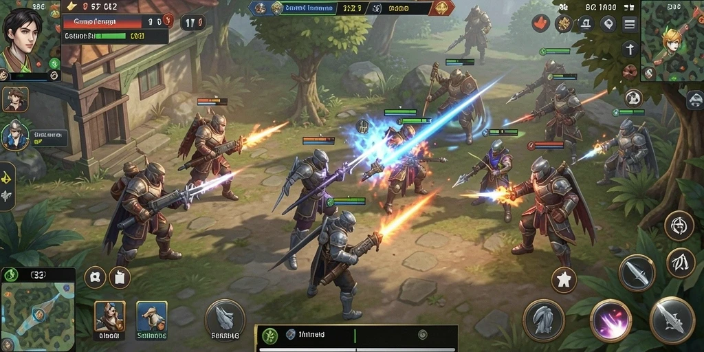 Tampilan menarik dari gameplay SLG F32 yang menegangkan.