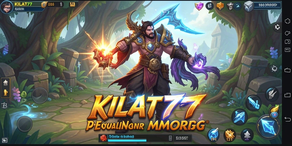 Screenshot KILAT77 menampilkan aksi mendebarkan dari gameplay MMORPG.