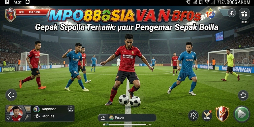 Pengalaman gameplay sepak bola yang seru dan mendebarkan.