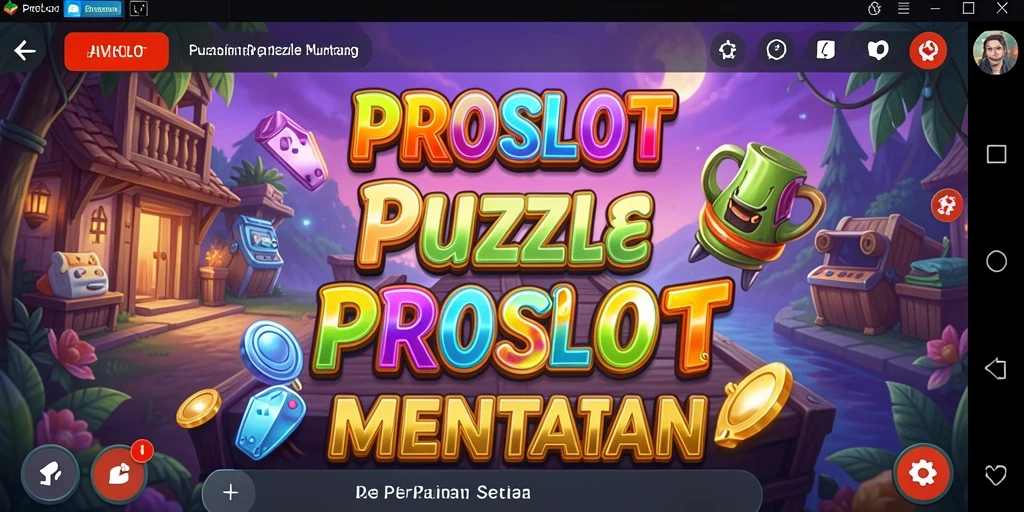 Tampilan gameplay PROSLOT dengan teka-teki yang menarik.