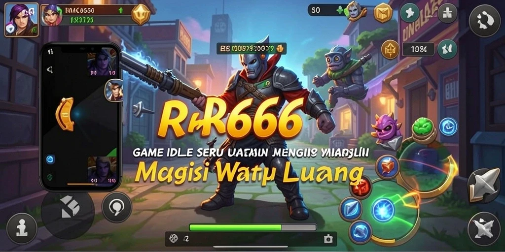 Tampilan gameplay RR666 yang mengasyikkan dengan mekanisme Idle.