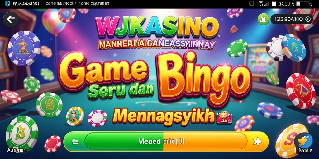 Tampilan gameplay seru di WJKASINO dengan Bingo menegangkan.
